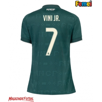 Real Madrid Vinicius Junior #7 Tricou Fotbal Replică 2026-27 Femei Deplasare